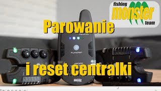 Sygnalizatory brań Monster Fishing MF 213 v3 Parowanie i reset centralki [upl. by Atsahc]