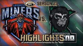 SFL HIGHLIGHTS Season 23 Week 11  Lexington  Minnesota [upl. by Venator101]