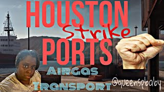 Houston strike portsAirgas transport hazmattrucker [upl. by Aehsrop]