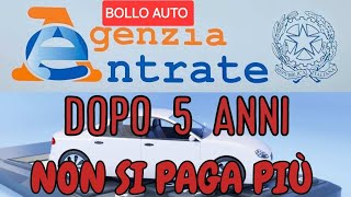 Bollo Auto se avviso di accertamento non arriva entro i 5 anni non si PAGA [upl. by Eynaffit871]