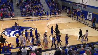 Harrisonville High vs Center High School Girls Varsity Basketball [upl. by Dachia]