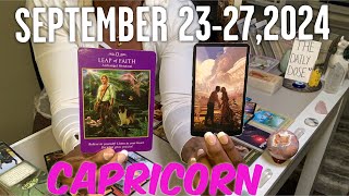 CAPRICORN♑️ YOUR LIFE CHANGES FOREVER September 23272024 Weekly tarot reading [upl. by Aibonez]