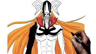 How To Draw Ichigo Hollow  Step By Step  Bleach [upl. by Mei]