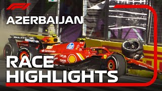 Race Highlights  2024 Azerbaijan Grand Prix [upl. by Eserahs]