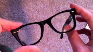 Unboxing RayBan Wayfarer Optical Glasses [upl. by Esilahs]