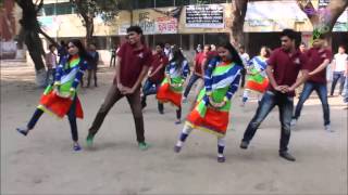 Jagannath University Rag Day Flash Mob by 7th Batch Department of Sociology [upl. by Brandise]