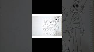 titoo cartoon Drawing shorts cartoon titoo friend drawing [upl. by Gagne]