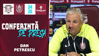 📽️ Rapid  CFR Cluj 22  Petrescu „Nu am ce să reproșez băieților” [upl. by Aisitel668]