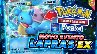 NOVO EVENTO LAPRAS EX no Pokémon TCG Pocket PT [upl. by Neyrb]