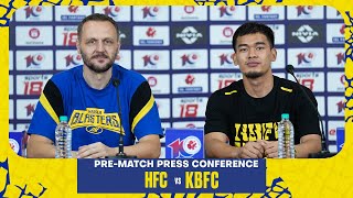 HFC vs KBFC  ISL 10  PreMatch Press Conference  Kerala Blasters [upl. by Katti930]