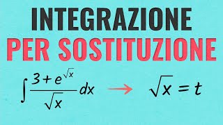 Integrali Per Sostituzione  Spiegazione ed Esercizi Svolti [upl. by Mort588]