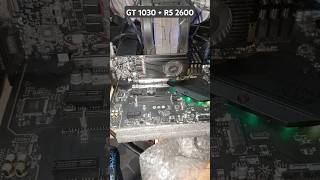 GT 1030  RYZEN 5 2600  Low Budget Deal [upl. by Gavriella578]