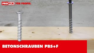 Betonschrauben PBSF [upl. by Noid202]