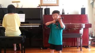 Seitz Concerto No 2 3rd Movement  Christian Li Aged 5 [upl. by Nosa]