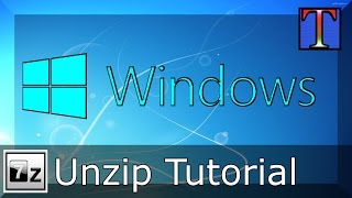 How To Unzip A File In Windows 10 Using 7Zip  Quick amp Easy Tutorial  1440p60 [upl. by Ahsekim]