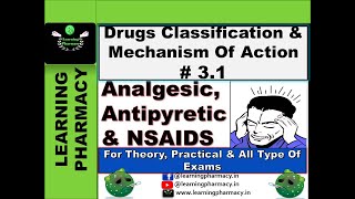 31  Analgesic Antipyretic amp NSAIDS amp their Classification  DCMA Tutorial in Hindi [upl. by Richie]