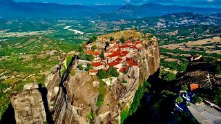 A Look At The Monastery of The Great Meteoron Meteora Greece [upl. by Akemal]