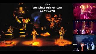 YES  COMPLETE RELAYER TOUR 1974 1975 [upl. by Thibaud]