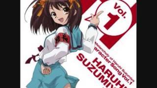 Suzumiya Haruhi no Yūutsu Character song vol 1 Haruhi Suzumiya quotHare Hare Yukaiquot [upl. by Yennej870]