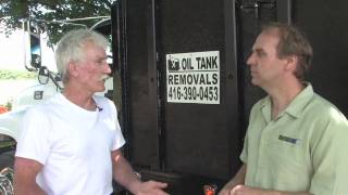 GreenHomeTV  Oil Furnace and Tank Removals with Gibson Removals [upl. by Isabea]