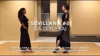 Sevillanas tutorial 3 la tercera [upl. by Marlea]