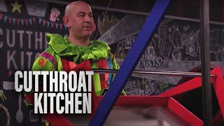 Cutthroat AfterShow Circus Spectacular  Cutthroat Kitchen  Food Network [upl. by Nnov]