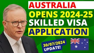 Australia Skilled Visa Application Open for WA 20242025  Australia Skilled Visa [upl. by Eugnimod]