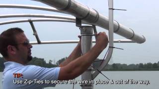 24v Boat Lift Solar Charging Kits Installation Video [upl. by Aicirtak104]