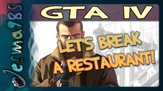 GTA4 Multiplayer Lets Break a Restaurant w STAR [upl. by Atauqal]