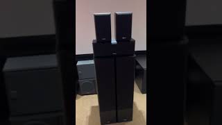 MAGNAT SUPREME MONITOR 1002  SPEAKERS  HOME THEATER  dcinema shorts [upl. by Ahilam]