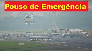 737 PEGA FOGO DURANTE POUSO DE EMERGÊNCIA EM GUARULHOS  VÍDEO COMPLETO [upl. by Cleaves]