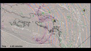 1964 Alaska earthquake magnitude 9 computer simulation high resolution [upl. by Kalvn]