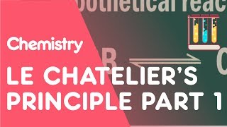 Le Chateliers Principle Part 1  Reactions  Chemistry  FuseSchool [upl. by Nitsej924]