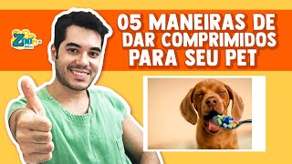 Como DAR REMÉDIO COMPRIMIDO aos Cachorros e Gatos 5 MANEIRAS EFICIENTES de administrar Medicamento [upl. by Artemis216]