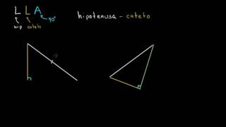 Congruencia hipotenusacateto  Matemáticas  Khan Academy en Español [upl. by Nodnyl]