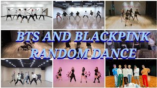 MIRRORED BTS AND BLACKPINK RANDOM DANCE WITH COUNTDOWN [upl. by Leunam449]