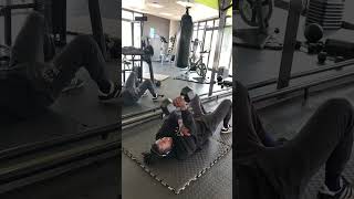 No bench no problem  triceps dumbbell skull crusher [upl. by Jezabel]