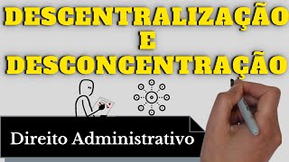 Descentralização e Desconcentração Direito Administrativo Resumo Completo [upl. by Gorga632]