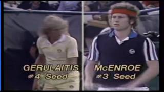 US Open 1979 Final John McEnroe v Vitas Gerulaitis [upl. by Gilli]