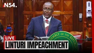 Kenya News Today Linturi Impeachment LIVE  News54 [upl. by Hirsch]