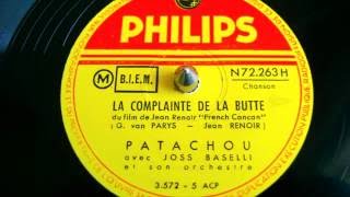 La complainte de la butte  Patachou 78 tours [upl. by Bravin]