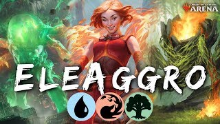 EleAggro MTG Arena  Temur Elemental Aggro Deck in M20 Standard [upl. by Labotsirc395]