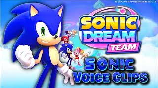 All Sonic Voice Clips • Sonic Dream Team • All Voice Lines 2023 Roger Craig Smith [upl. by Pittman726]