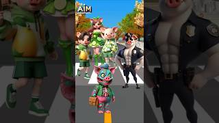 Babi 🐷 Zombie 👹⁉️ shorts zombiesurvival babi funny upinipin boboiboy trukoleng memes pig [upl. by Ennayd301]