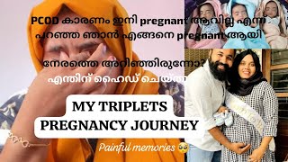 My triplets pregnancy story 🥹 [upl. by Einniw587]