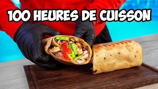 Cuisson 100 heures Shawarma par VANZAI [upl. by Leatrice]