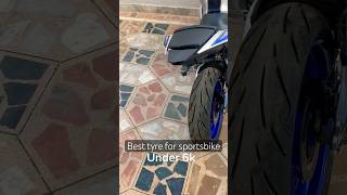 Best 150 section tyre for sportsbike trendingshorts automobile yamahar15 r15 [upl. by Nohsid]