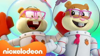 Sandy Cheeks BEST Moments on Kamp Koral 🏕  Nicktoons [upl. by Serg]