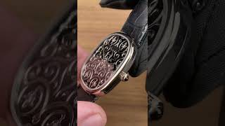 Patek Philippe Golden Ellipse Enamel Engraved Dial 573851G001 1 Minute Watch Reviews [upl. by Amihc]