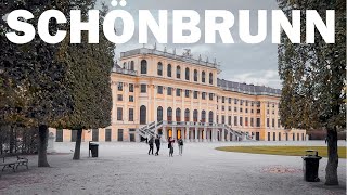 Vienna Walk Schönbrunn Park October 2023  4K HDR [upl. by Betz]